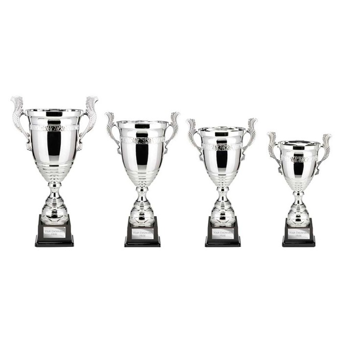 ENDEAVOUR SUPER CUP LARGE SILVER METAL HANDLED TROPHY CUP AVAILABLE IN 4 SIZES